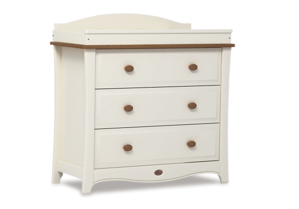 Boori Provence 3 Drawer Dresser With Bell Curved Changing Station