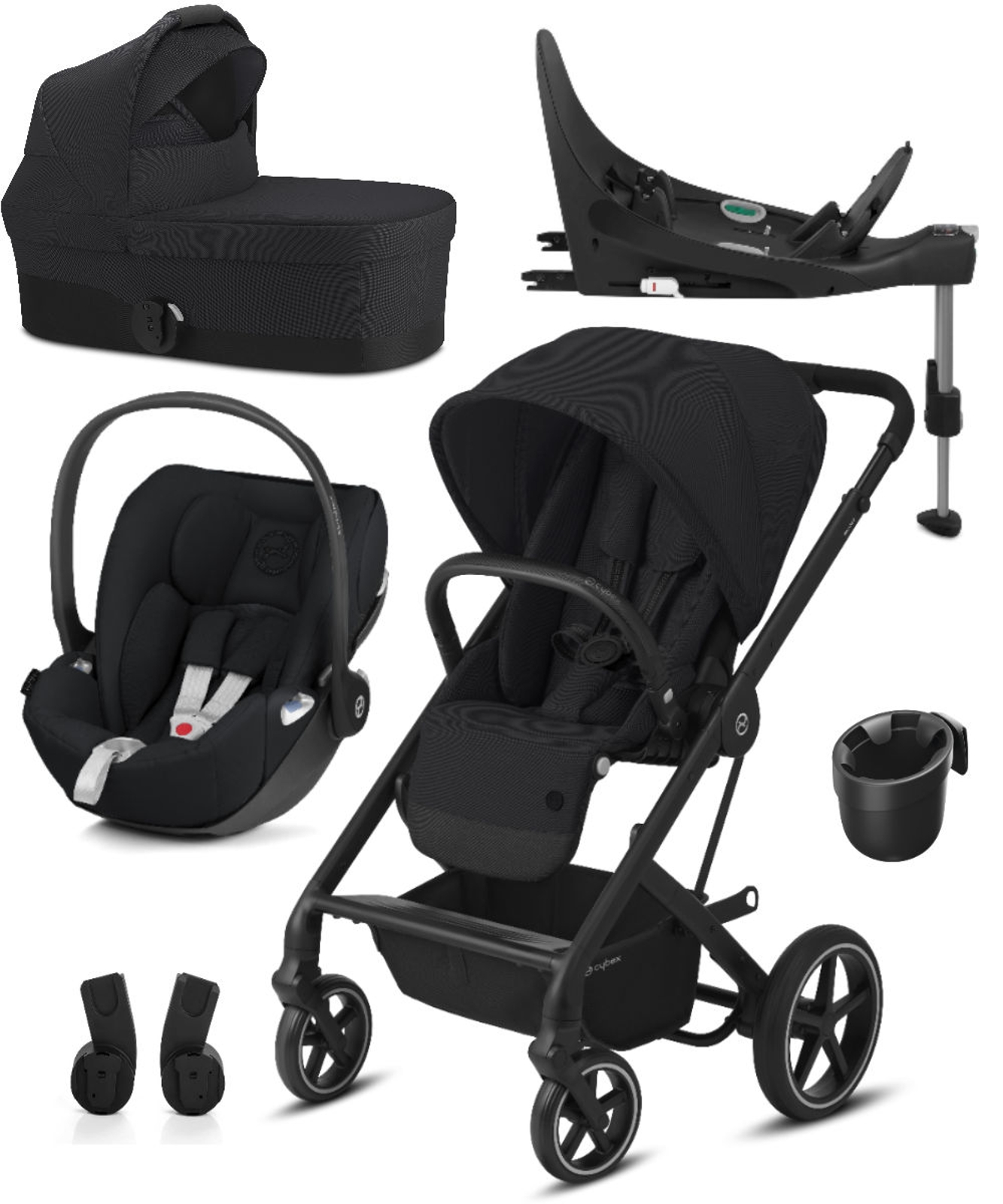 double buggy for 2 year old and newborn