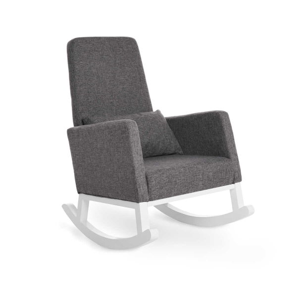 Rocking Chair White Grey Cushions, Gray Rocking Chair Cushions For Nursery